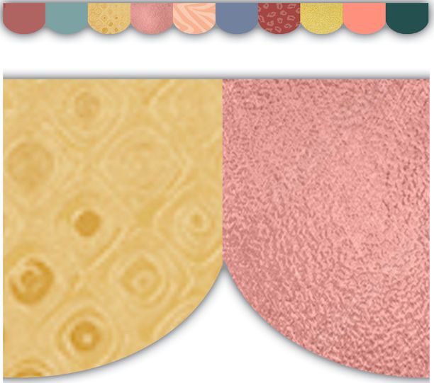 Wonderfully Wild Scalloped Die-Cut Border Trim