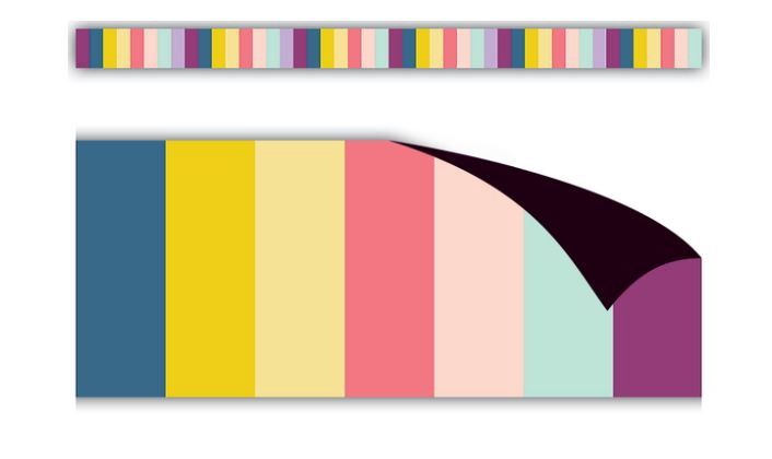 Oh Happy Day Stripes Magnetic Border