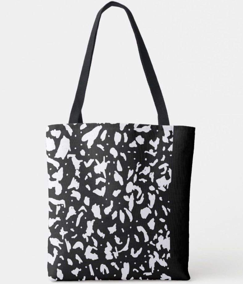 Marble Composition Notebook Tote Bag