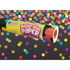 BTP Colorful Confetti on Black Better Than Paper Roll
