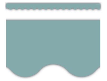 Calming Blue Scalloped Border Trim