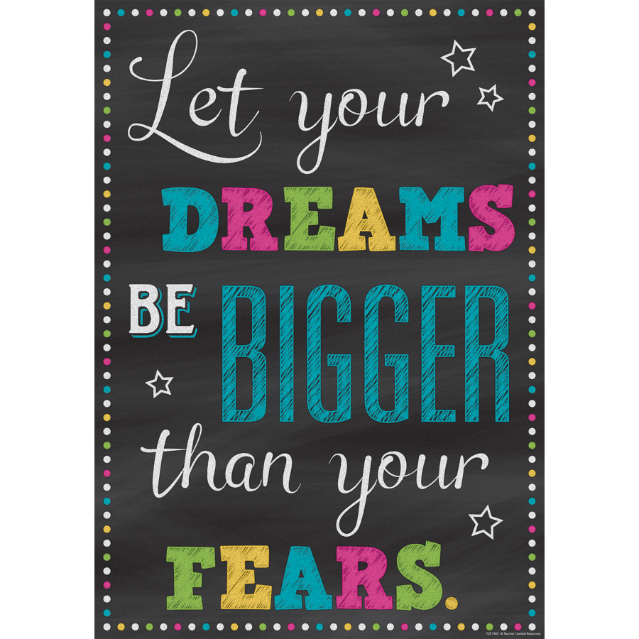 Let Your Dreams Be Bigger Than Your Fears