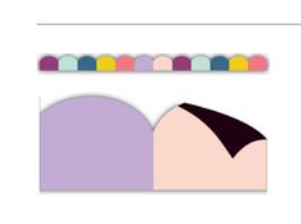 Oh Happy Days Scalloped Magnetic Border