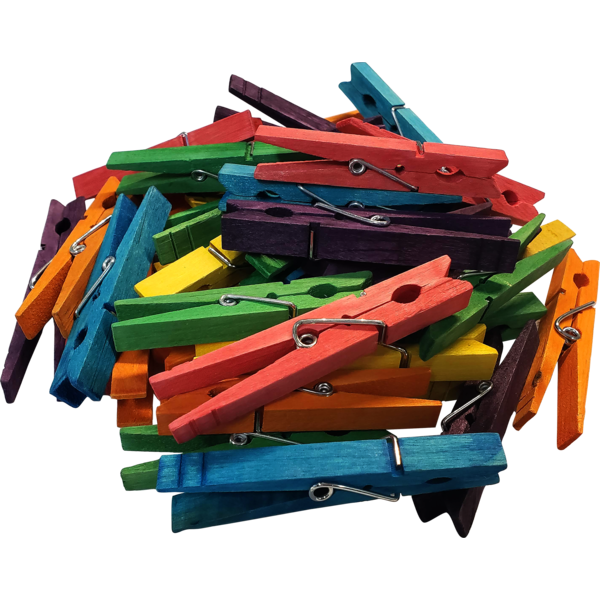STEM Multi-color Clothespins (50)