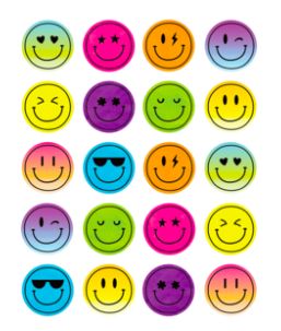 Brights 4Ever Smiley Faces Stickers