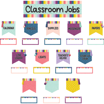 Oh Happy Day Classroom Jobs Mini Bulletin Board