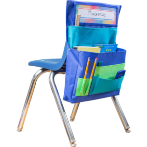 Blue, Teal and Lime Chair Pocket