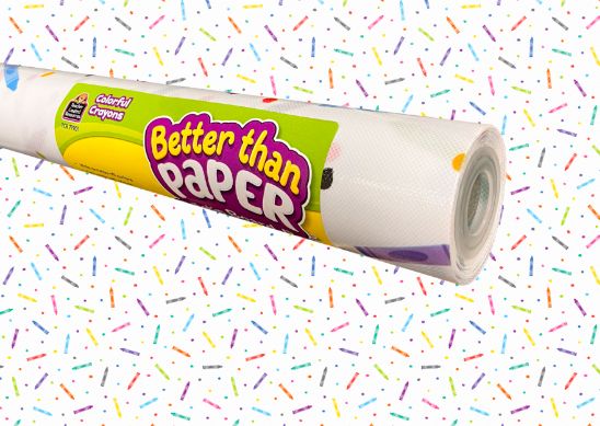 BTP Colorful Crayons Better Than Paper Roll