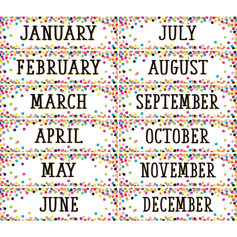 Confetti Monthly Headliners
