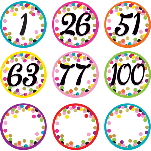 Confetti Numbers