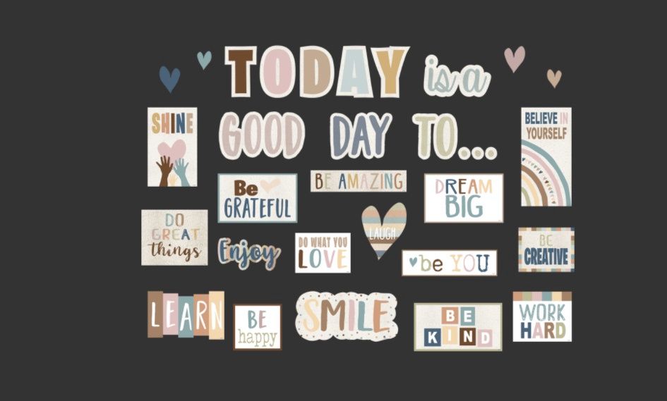 Everyone is Welcome Today is a Good Day Mini Bulletin Board