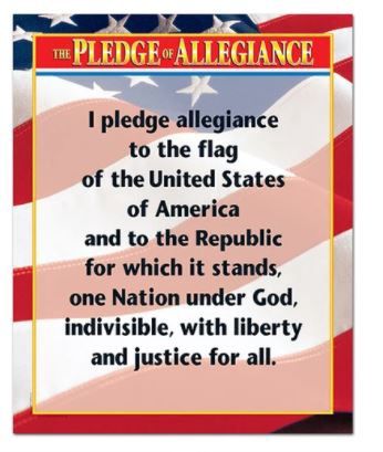 The Pledge of Allegiance Chart