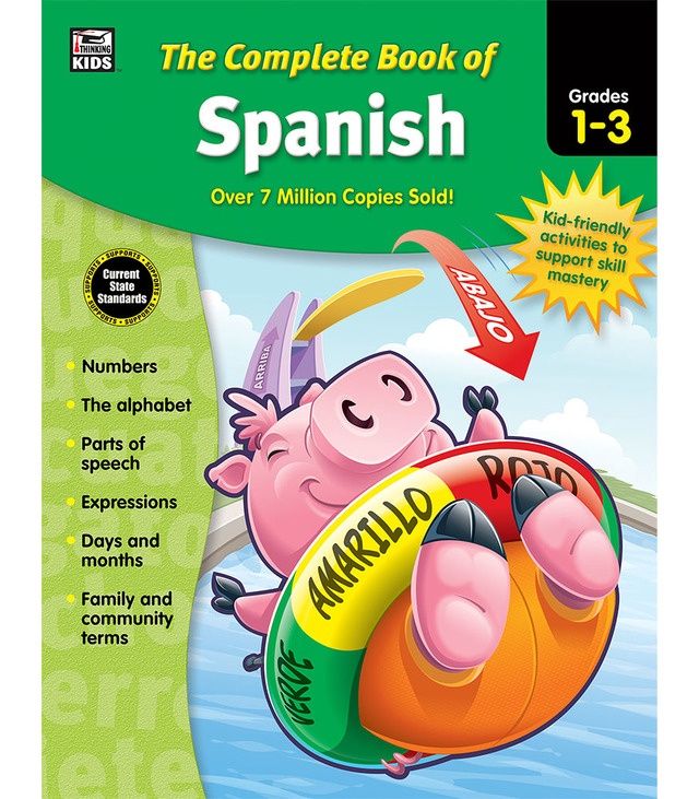 Gr 1-3 Complete Book of Spanish Workbook