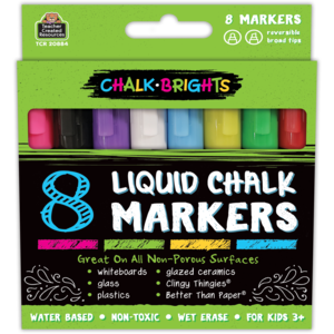 Chalk Brights Liquid Chalk Markers - 8-pack
