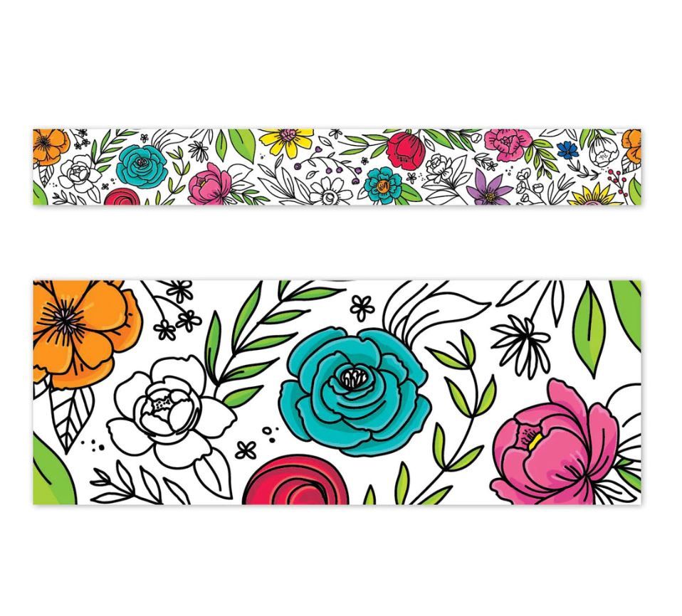 Doodly Blooms EZ Border