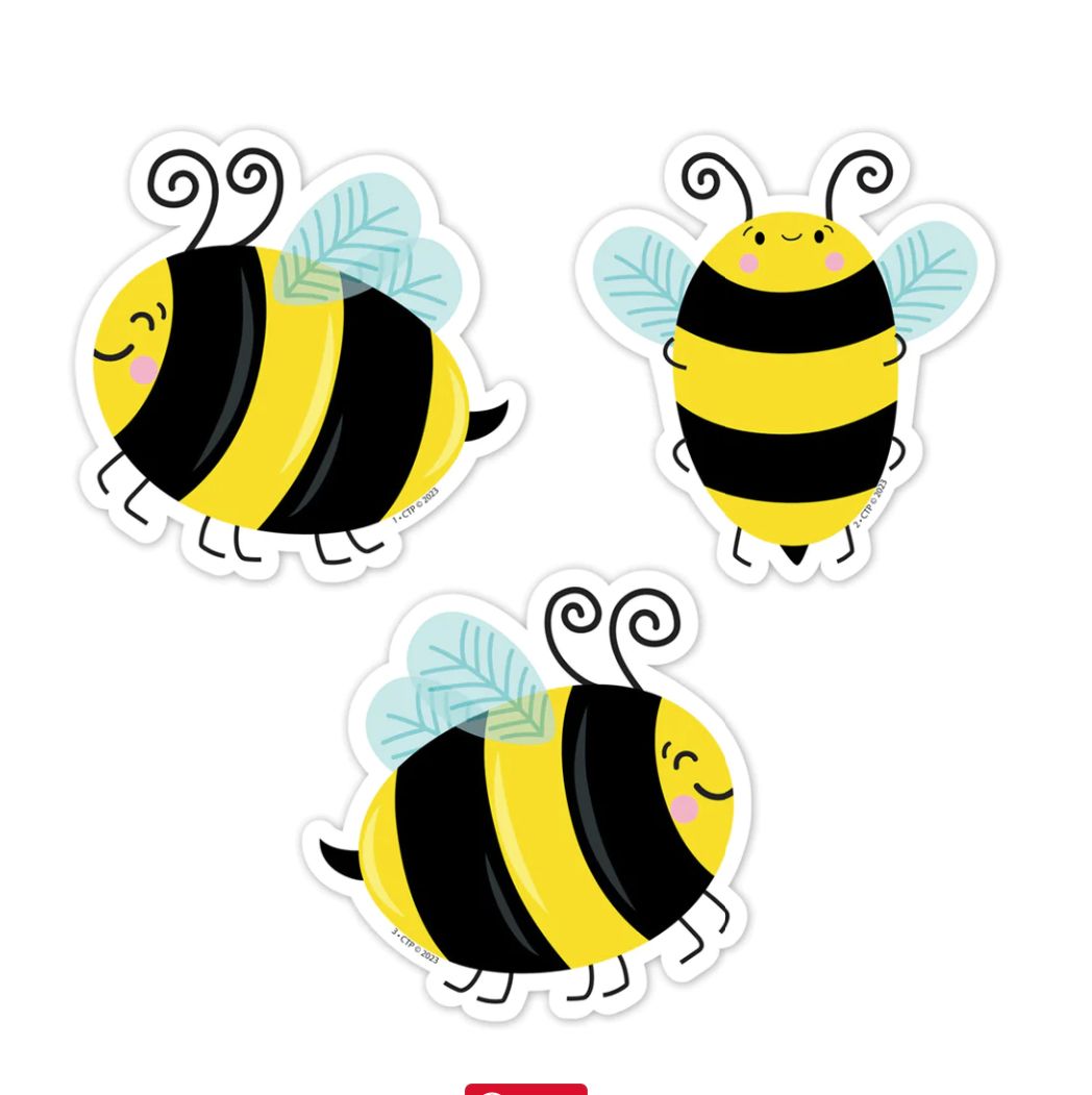 Busy Bees Bees 3&quot; Designer Mini Cut-Outs
