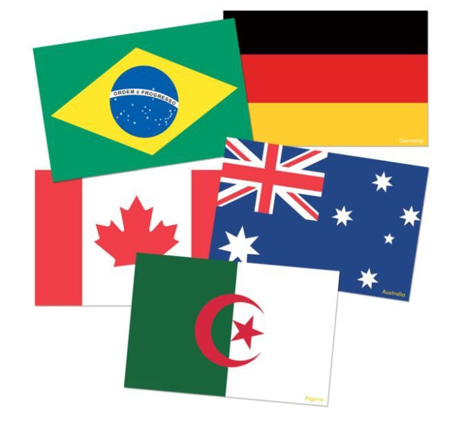 International Flags Accents