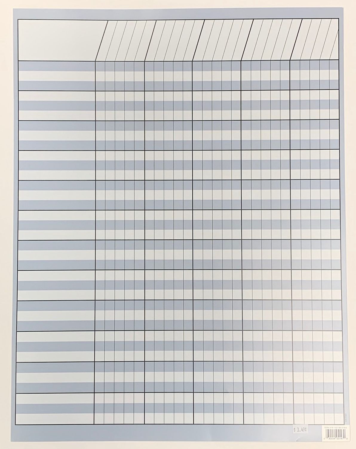 Slate Gray Incentive Chart