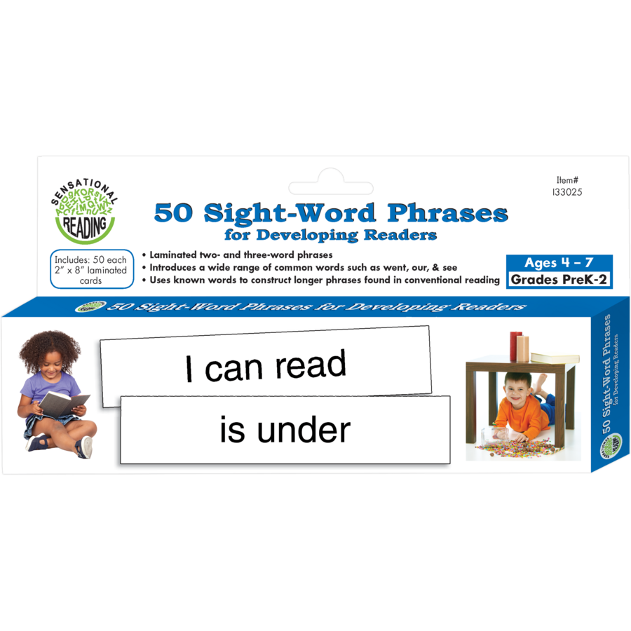 50 Sight-Word Phrases for Developing Readers