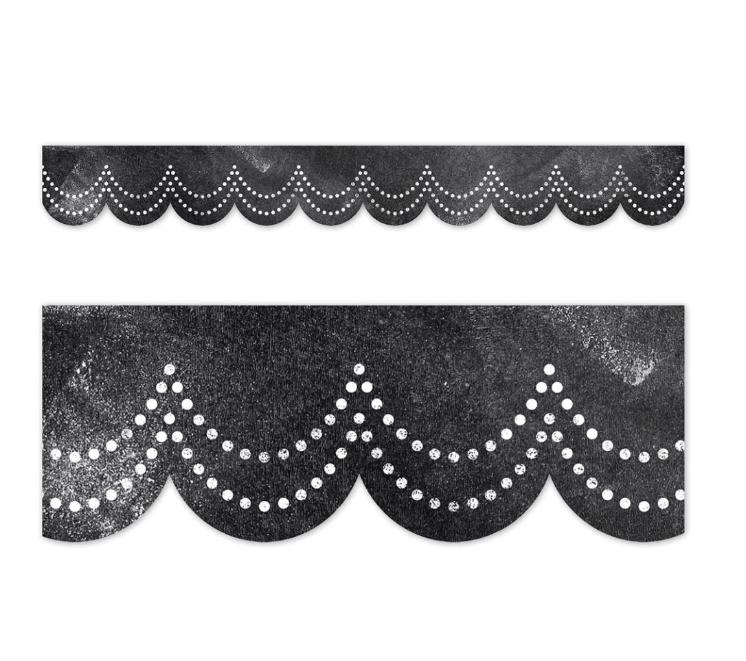 Chalk It Up! Dotted Scallops EZ Border