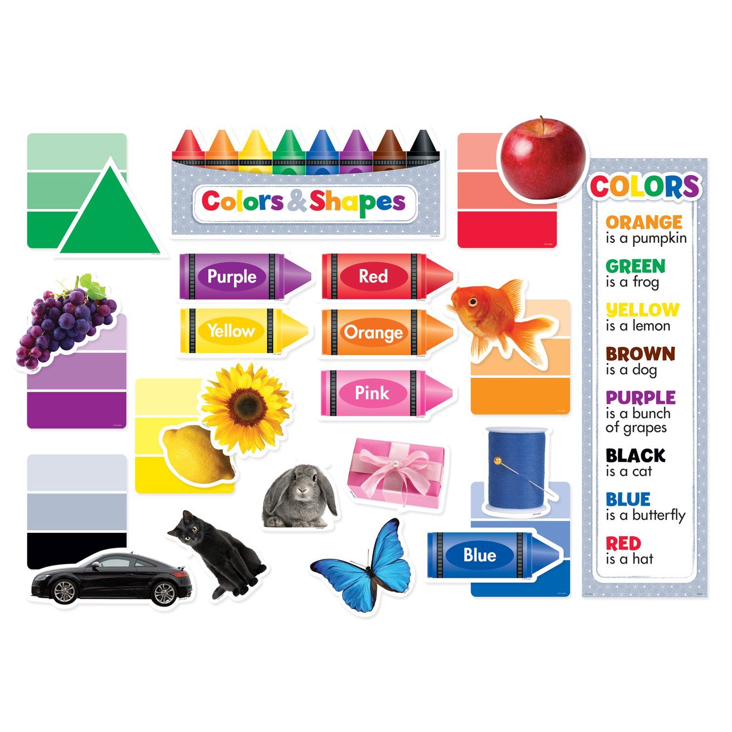 Colors &amp; Shapes Mini Bulletin Board