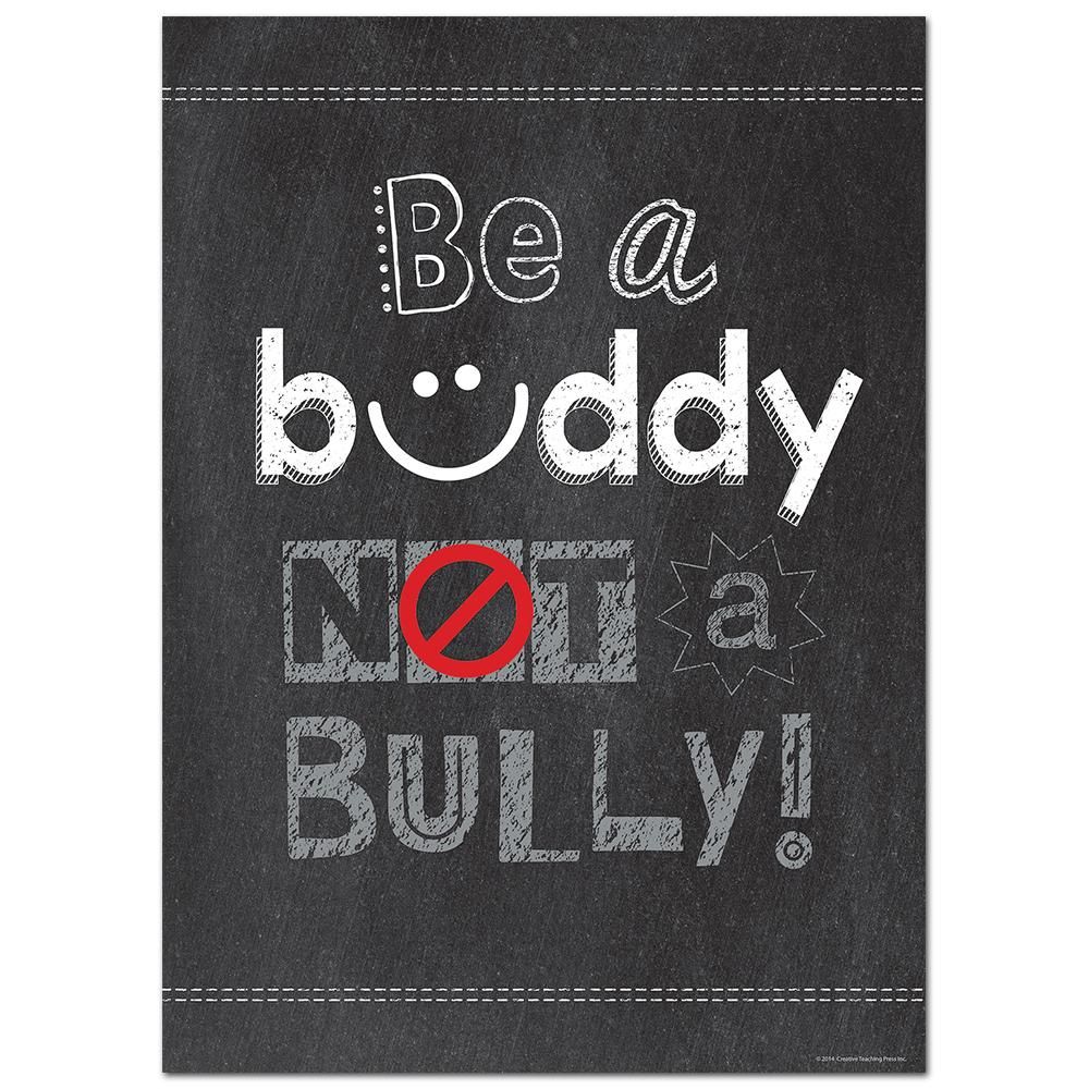 Be a Buddy Not a Bully Inspire U Poster