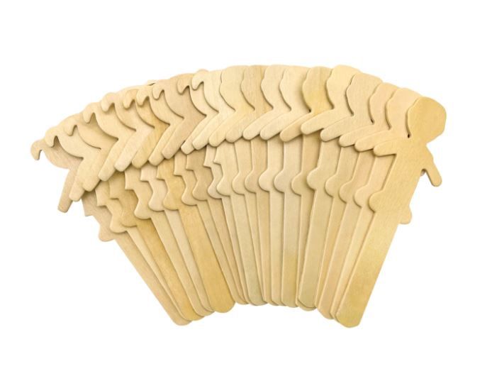 People-Shaped Craft Sticks 50 count
