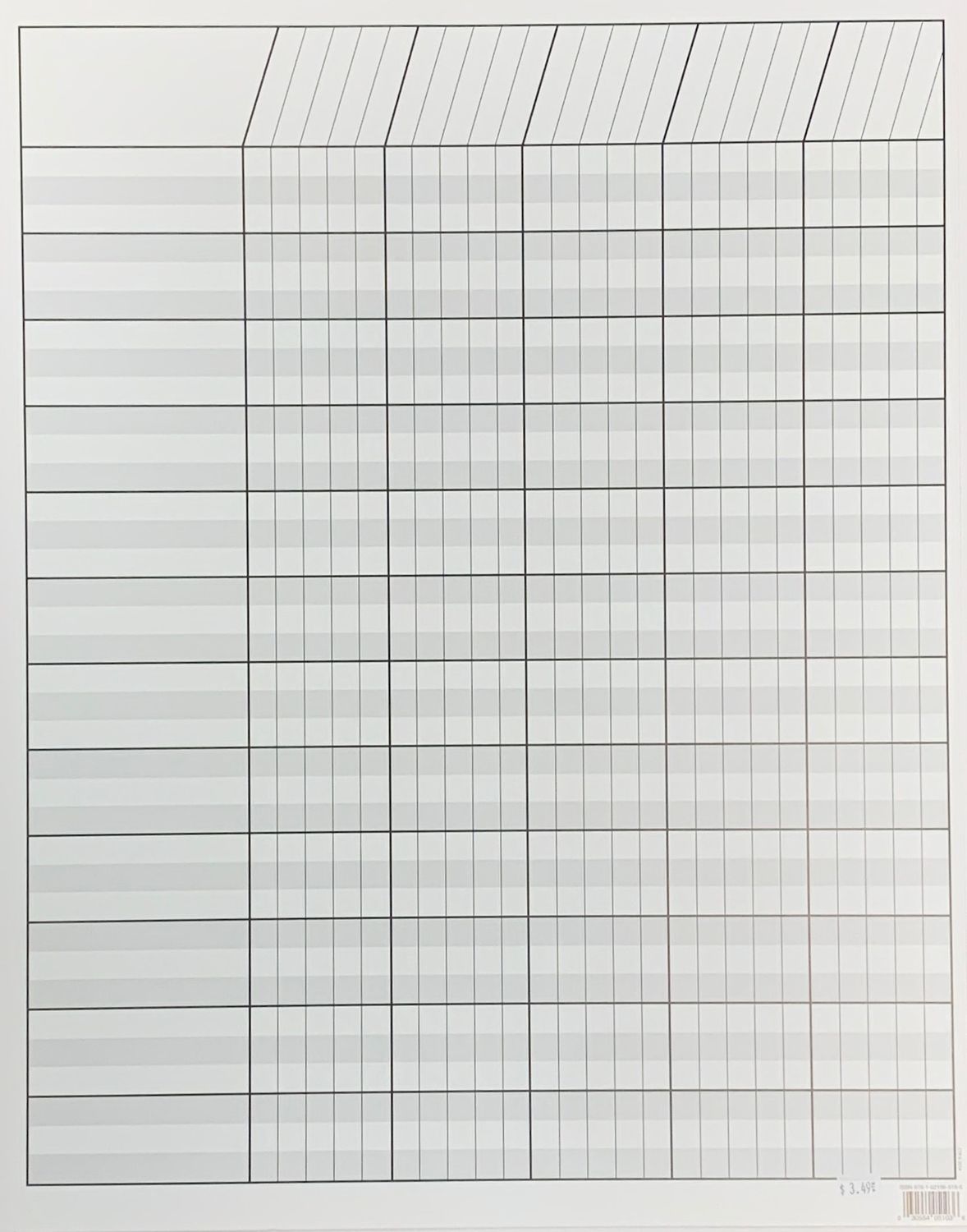 White Bright  Incentive Chart