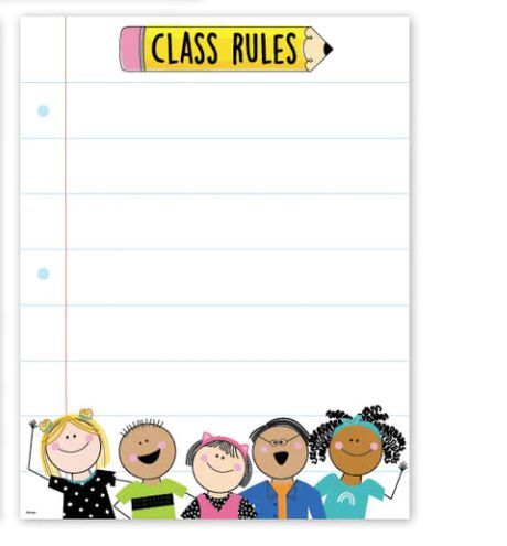 Class Rules Stick Kids Chart