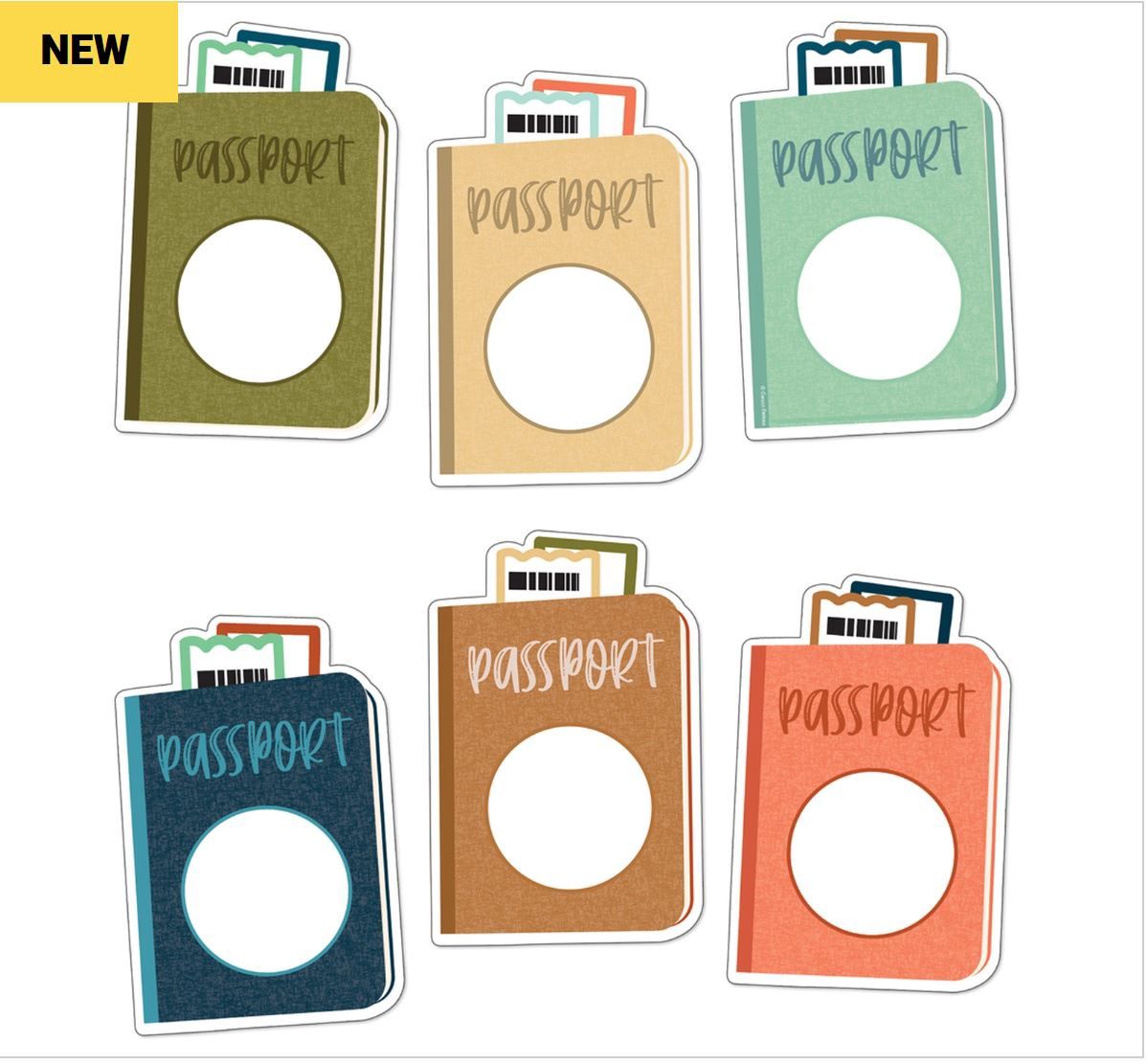 Let&#39;s Explore Passports Cut Outs