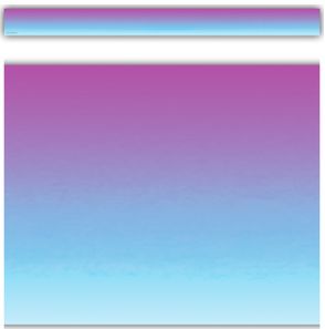 Purple and Blue Color Wash Straight Border Trim