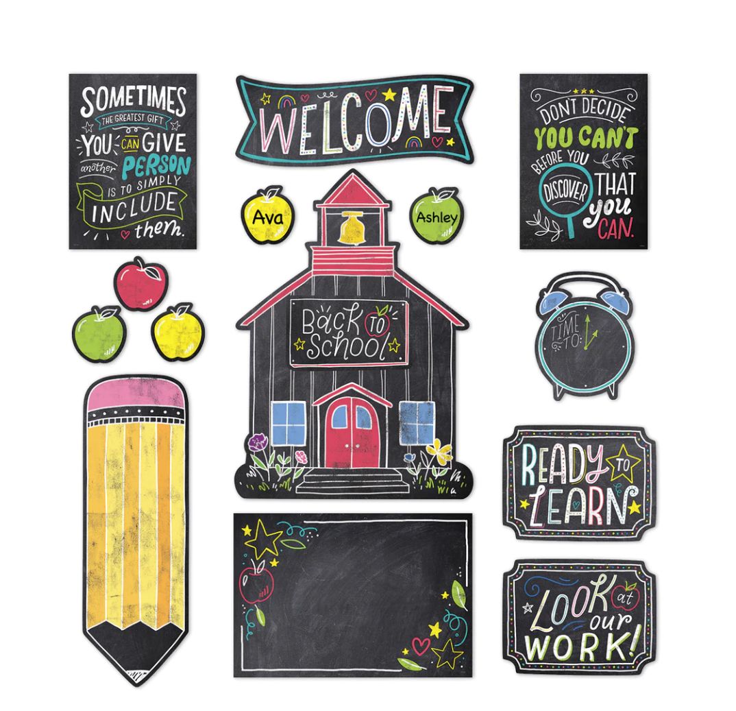 Chalk It Up! School Time Fun Bulletin Board