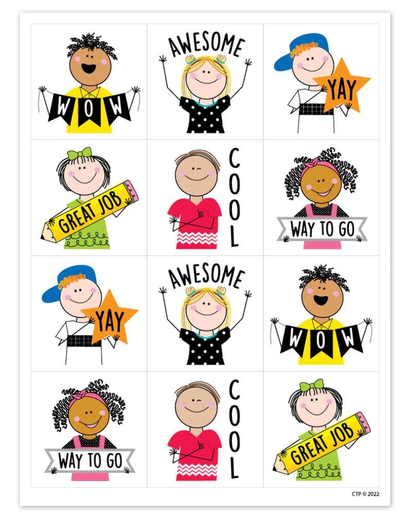 Stick Kids Rewards Stickers