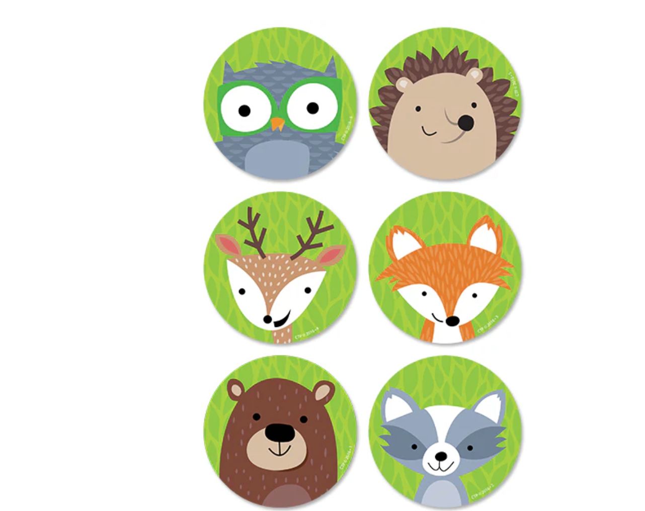 Woodland Friends 3&quot; Designer Mini Cut-Outs