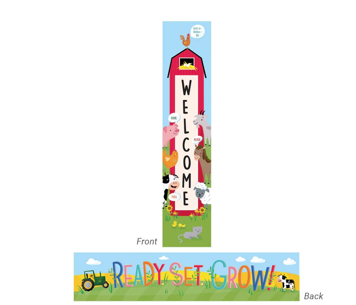 Farm Friends Welcome Banner