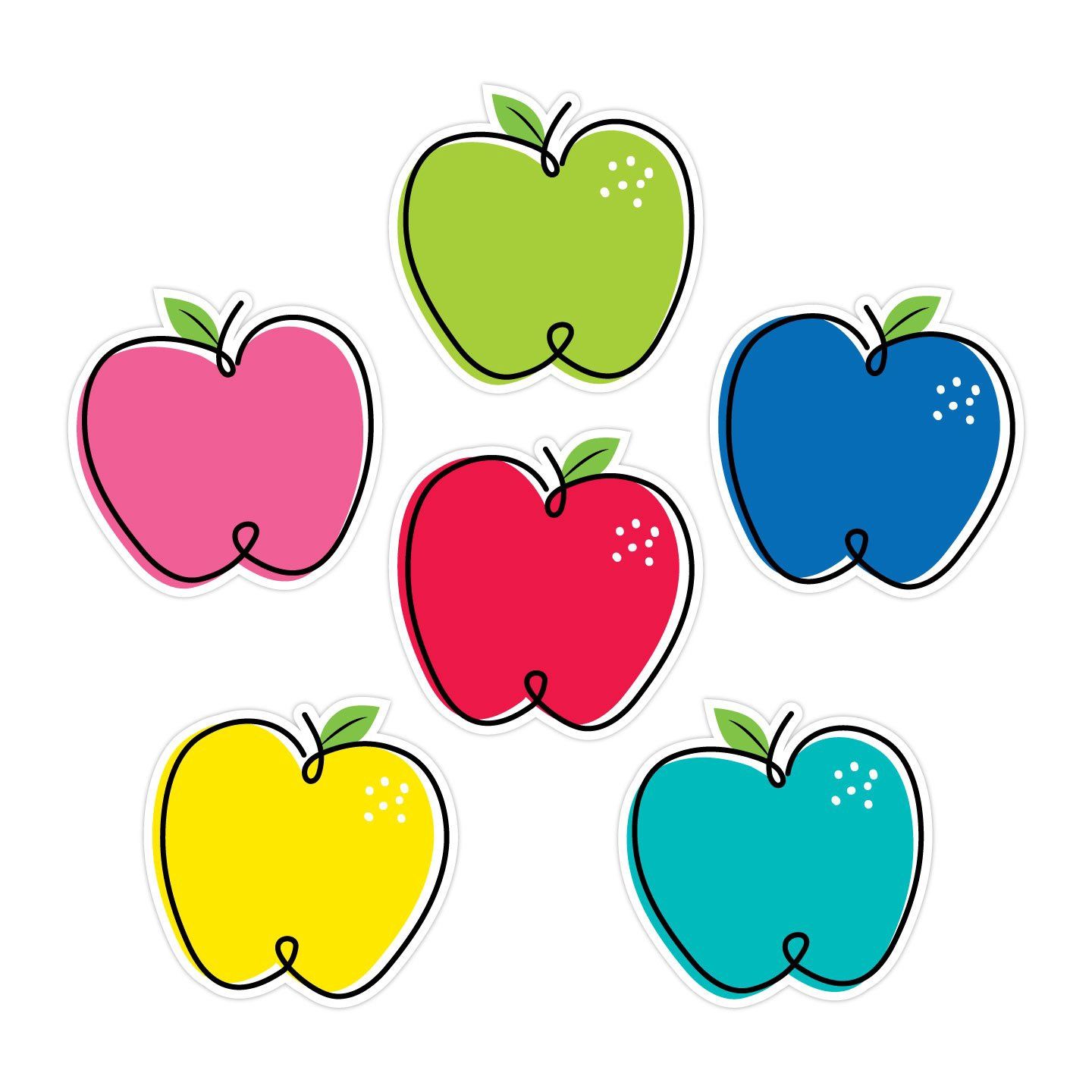 Doodle Apples 6&quot; Designer Cut Outs