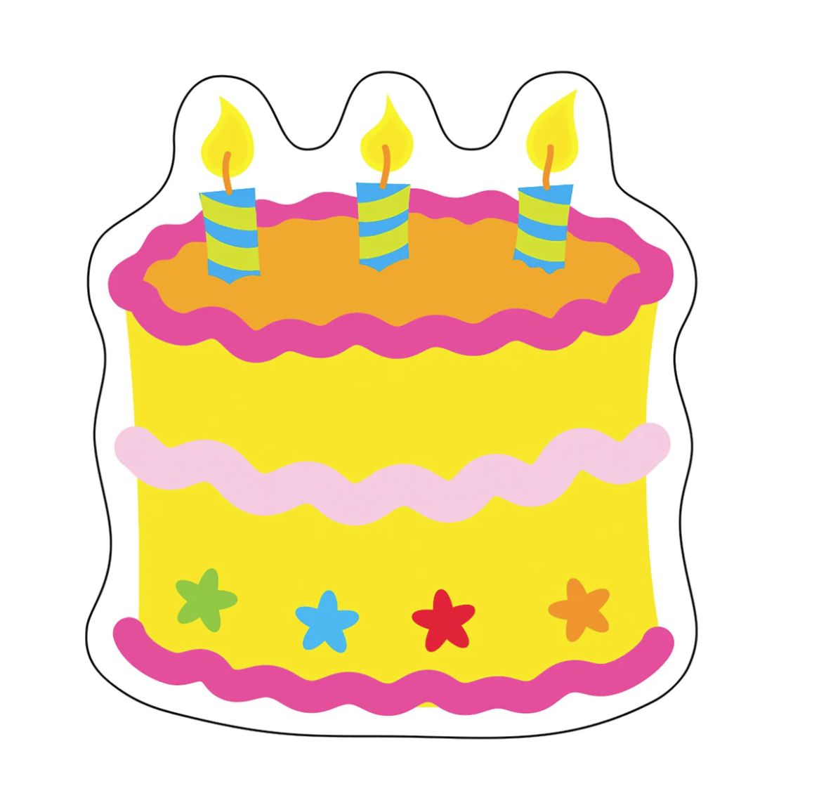 Birthday Cake Mini Accents