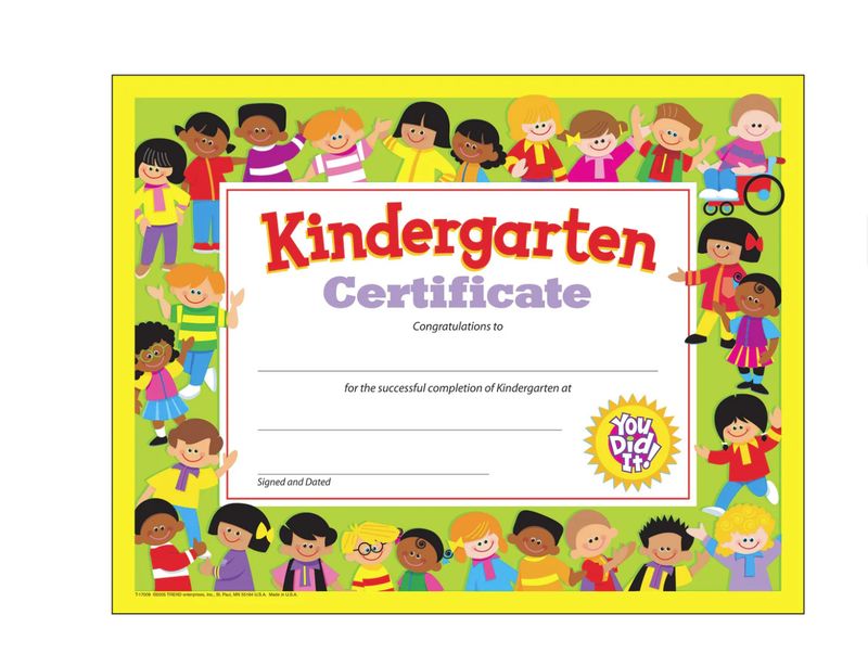 Kindergarten Certificate (30)