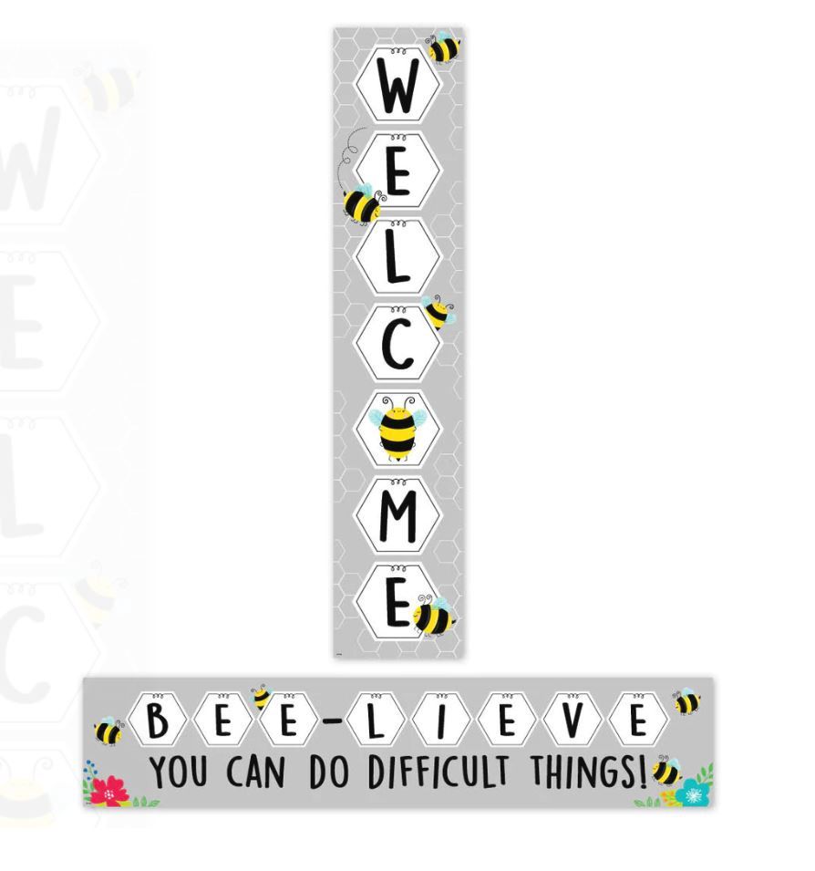 Busy Bees Welcome Banner