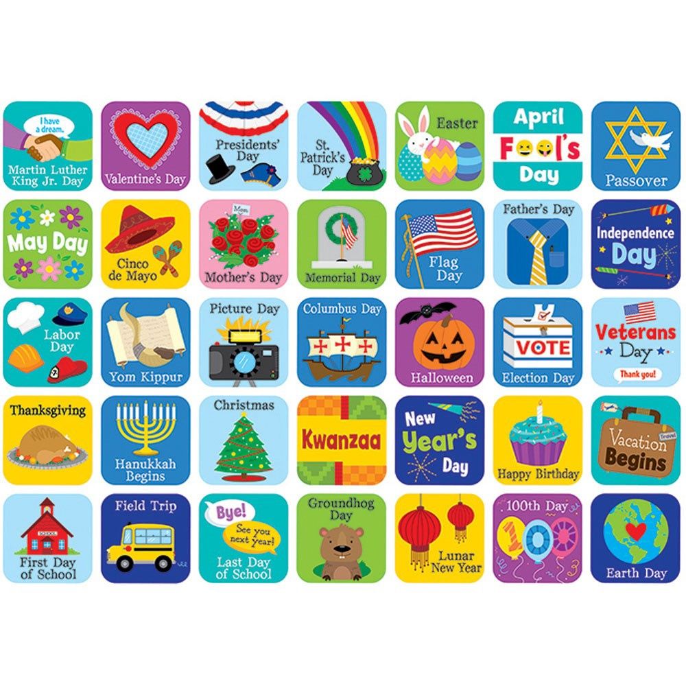 Calendar Days Holidays &amp; Special Events