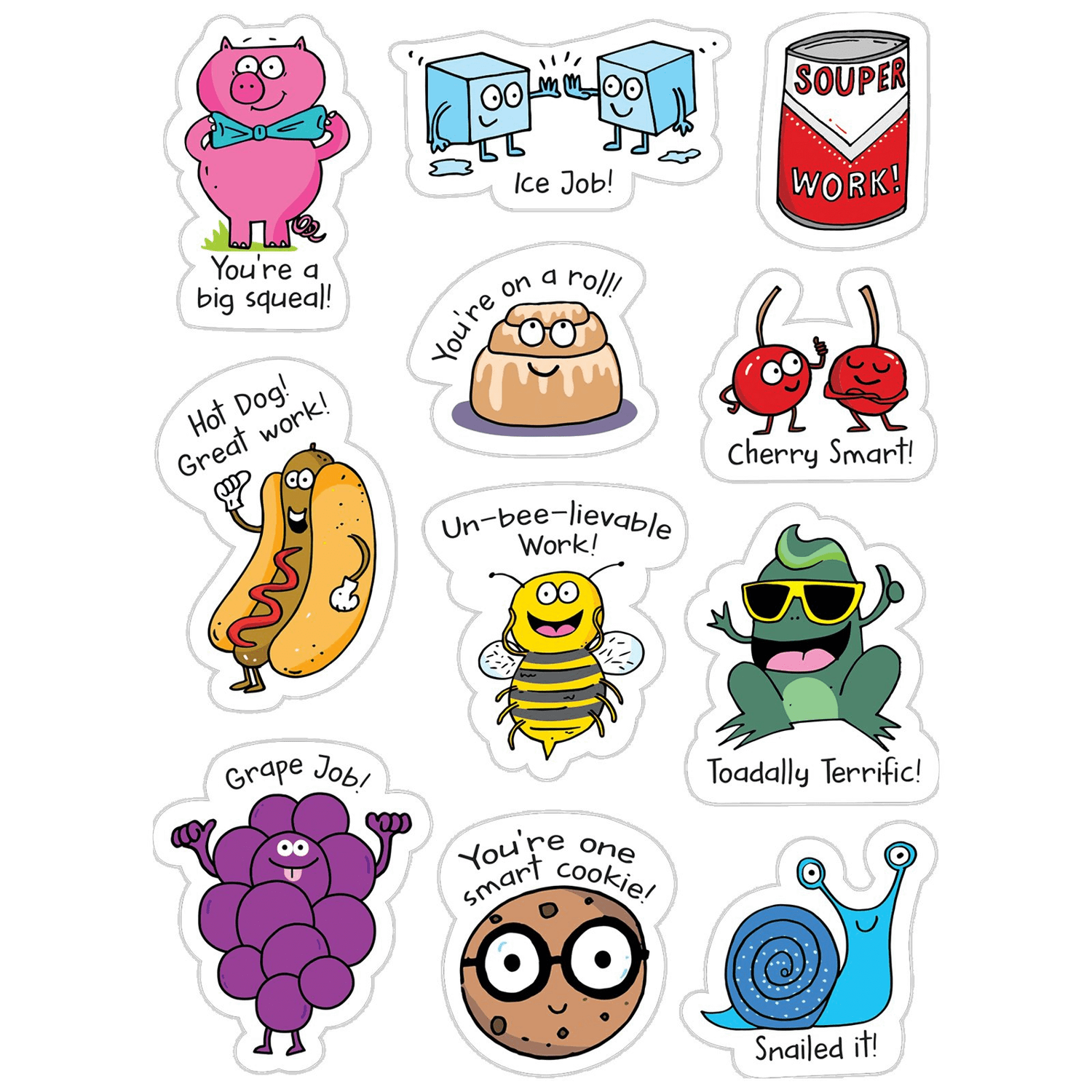 So Much Pun! Reward Stickers