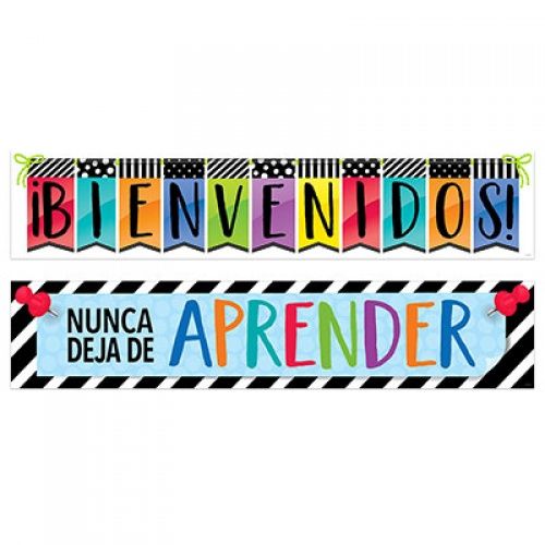 Bold &amp; Bright Bienvenidos Spanish Banner