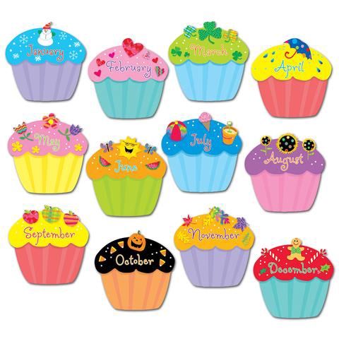 Cupcakes 6&quot; Designer Cut-Outs