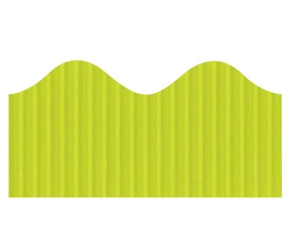Nile Green Corrugated Bordette Scalloped Decorative Border