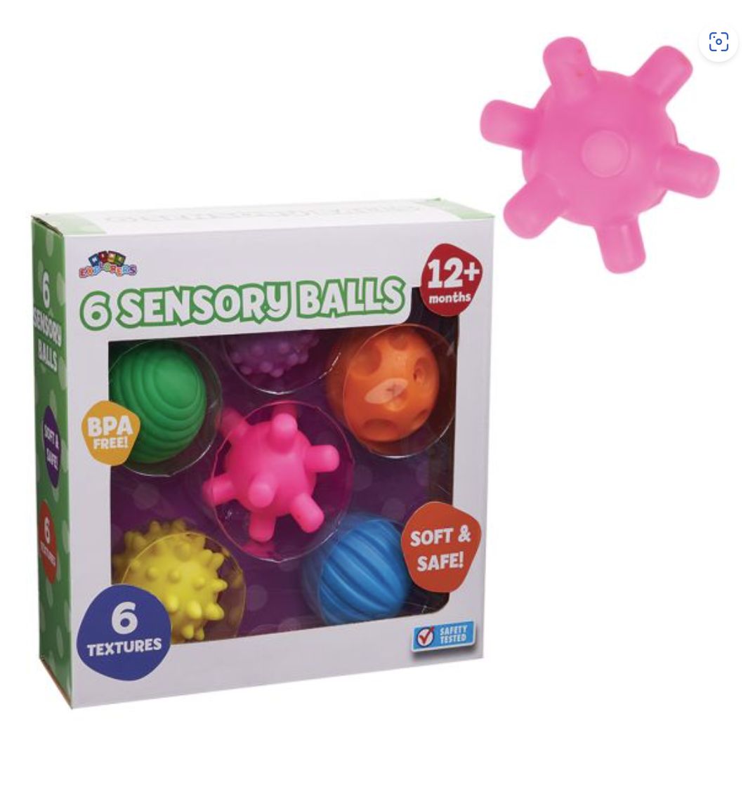 6-Count Sensory Ball Set