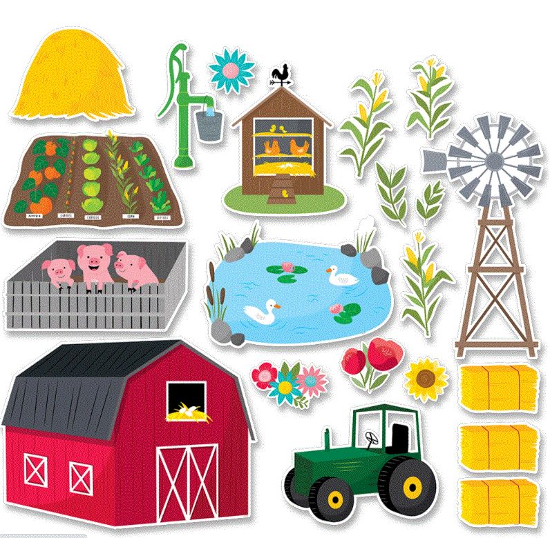 Farm Friends Farm Fun Bulletin Board