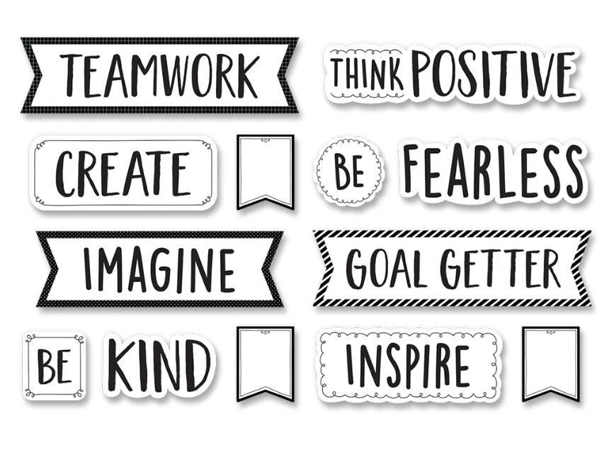 Motivational Headlines Mini Bulletin Board