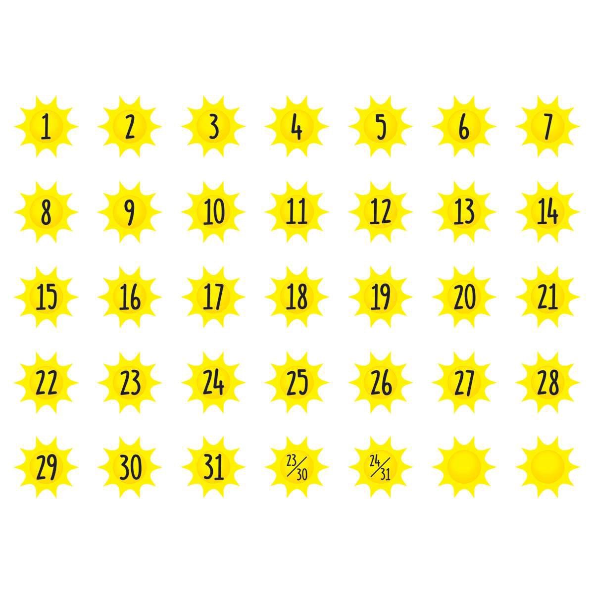 Suns Calendar Days