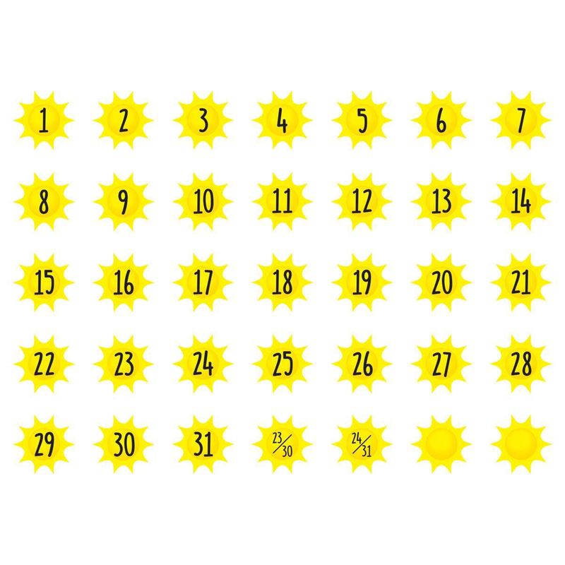 Suns Calendar Days