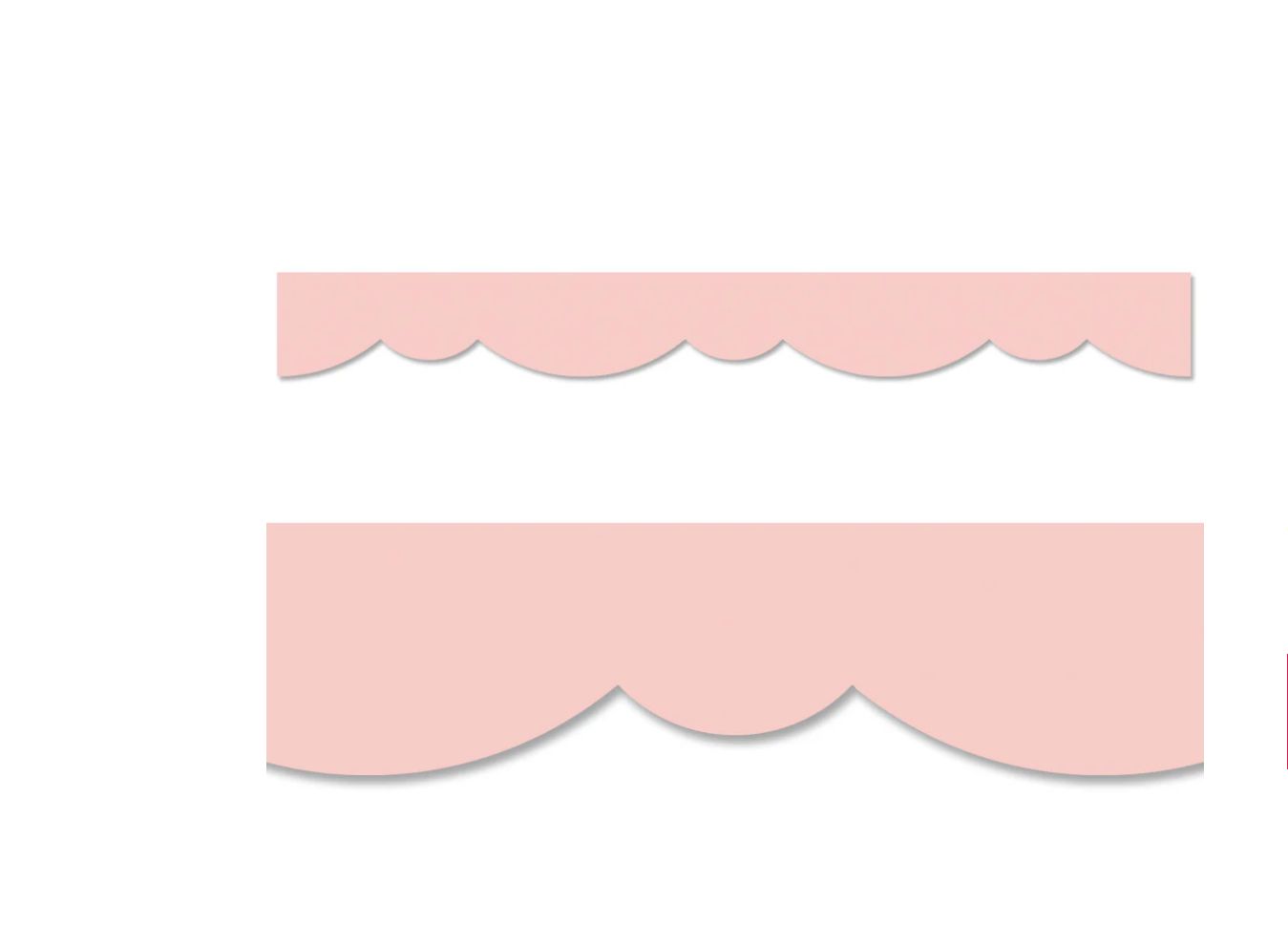 Blush Stylish Scallops EZ Border